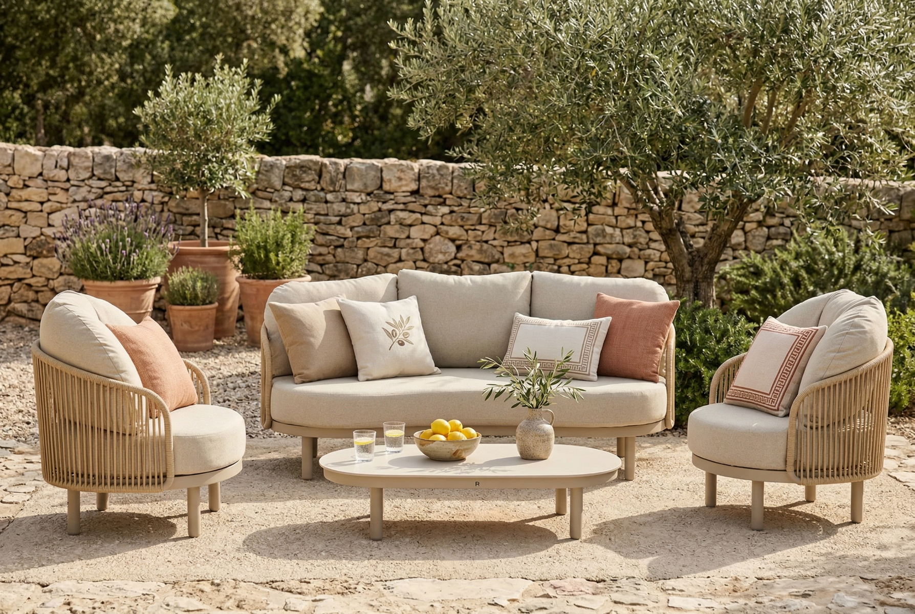 Coco Amici stoel-bank loungeset 4-delig