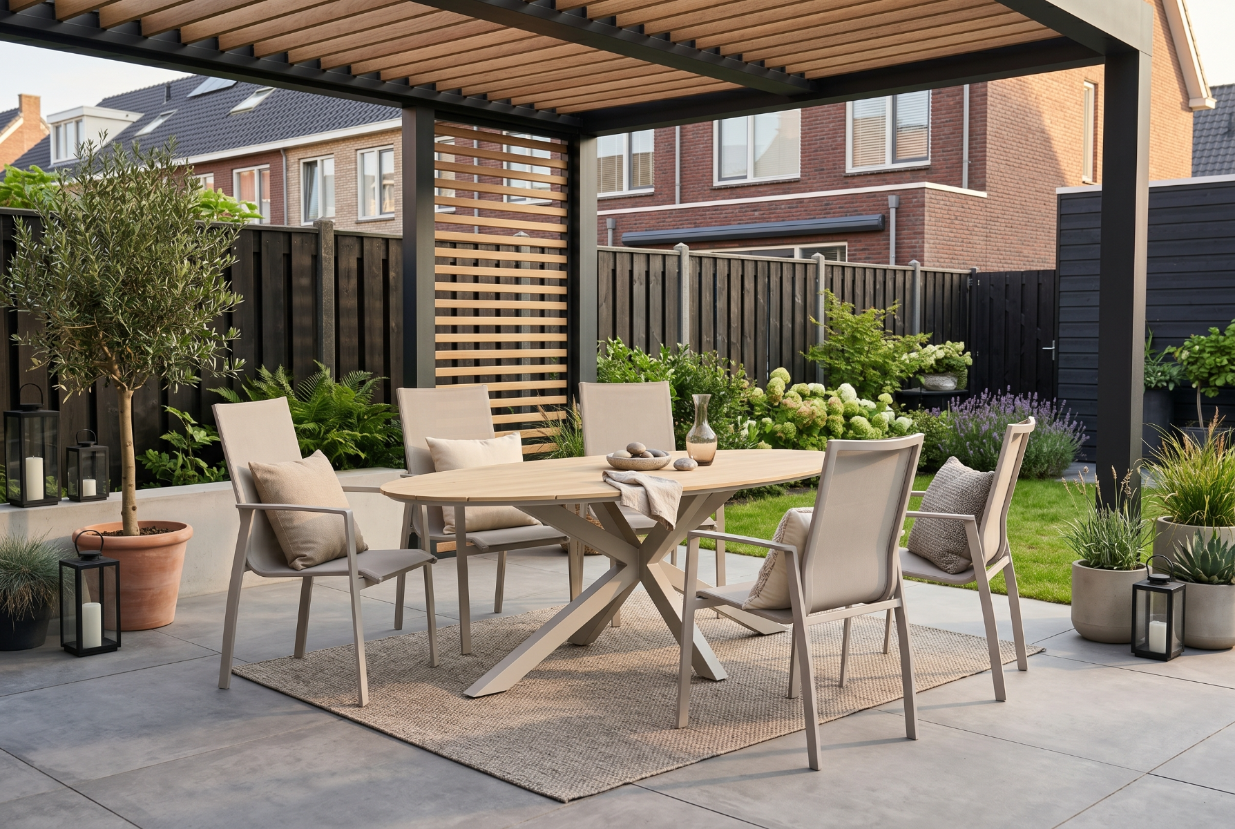 Lifestyle Ultimate/Matara 220x115 cm dining tuinset 7-delig