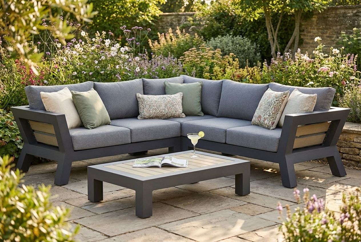 Santika Yovita hoek loungeset 4-delig