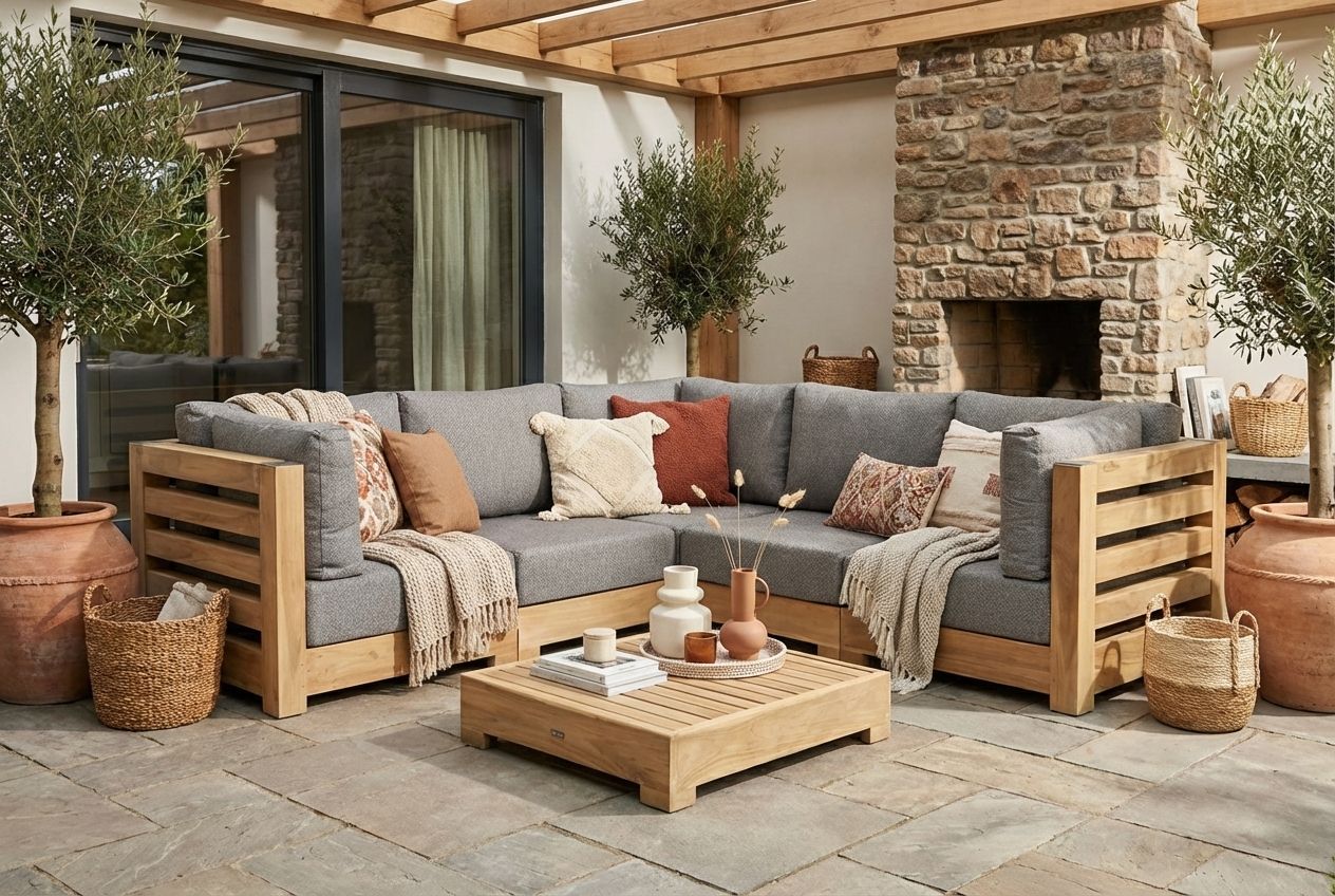 Santika Levante hoek loungeset 6-delig