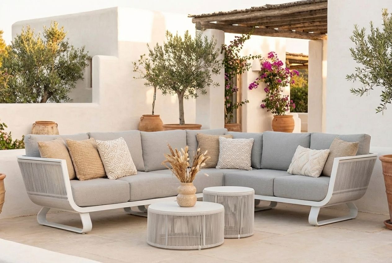 Santika Corniche hoek loungeset 5-delig links