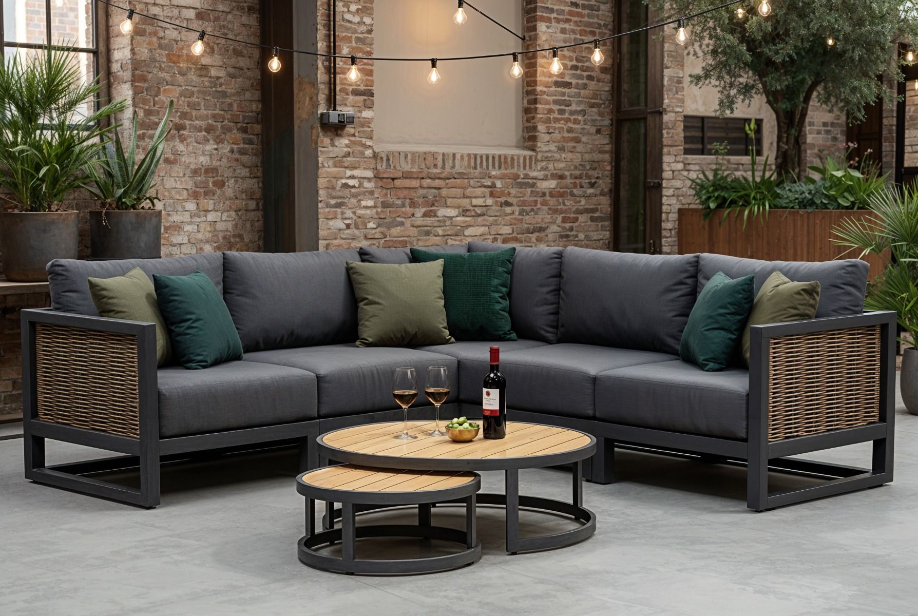 Santika Salviano/Westfield hoek loungeset 6-delig