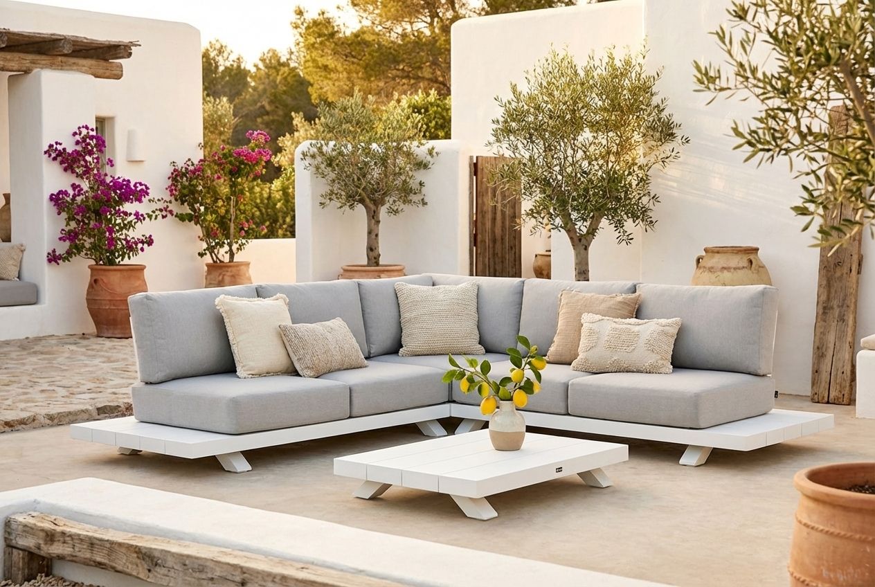 Santika Attico hoek loungeset 4-delig