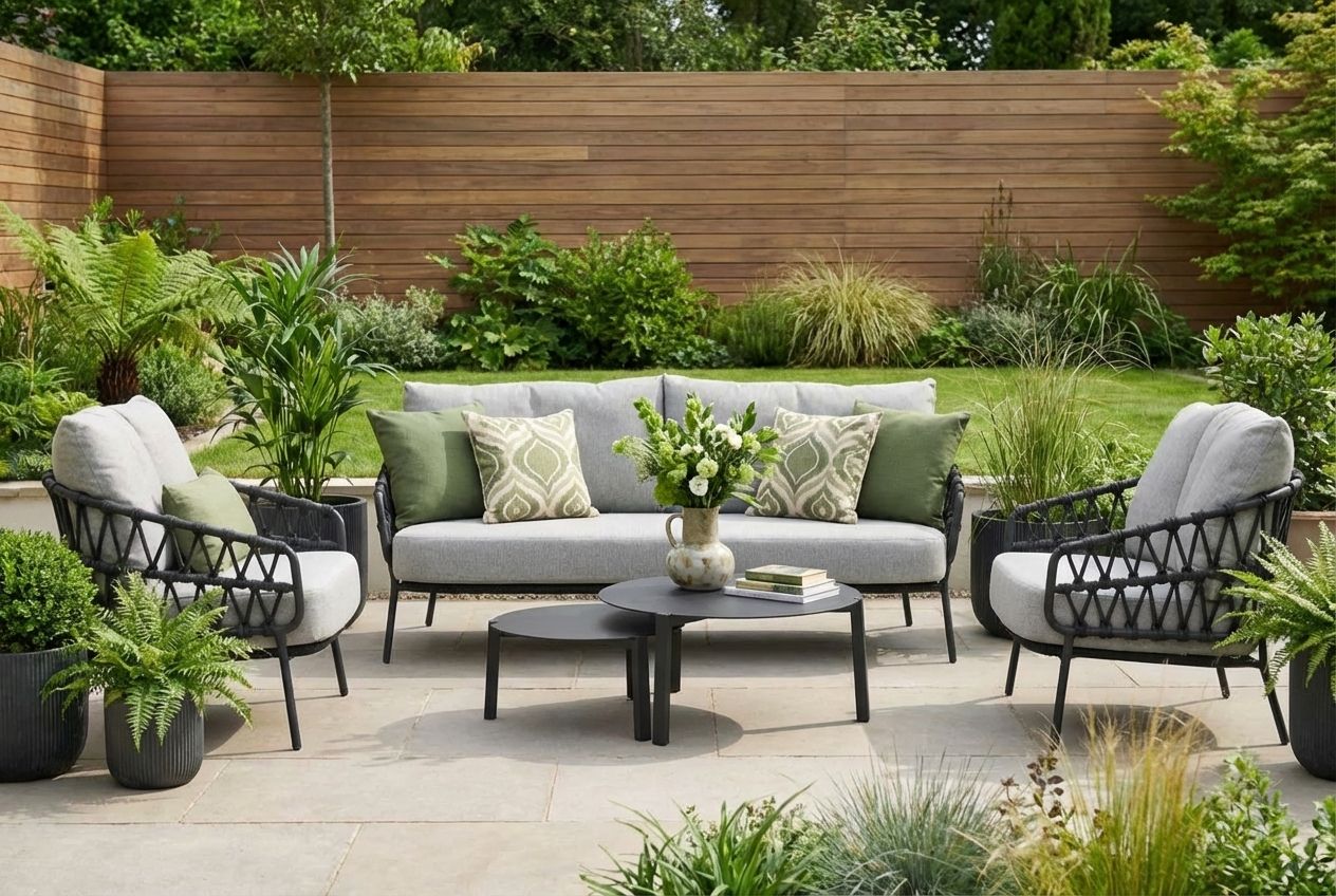 4 Seasons Calpi/Rimini 60/75 stoel-bank loungeset 5-delig