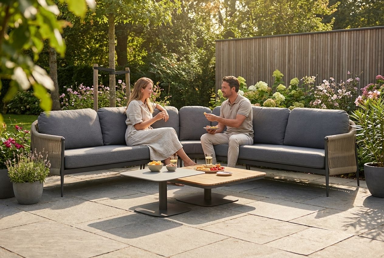 Coco Romeo/Ralph 90/60 cm hoek loungeset 5-delig