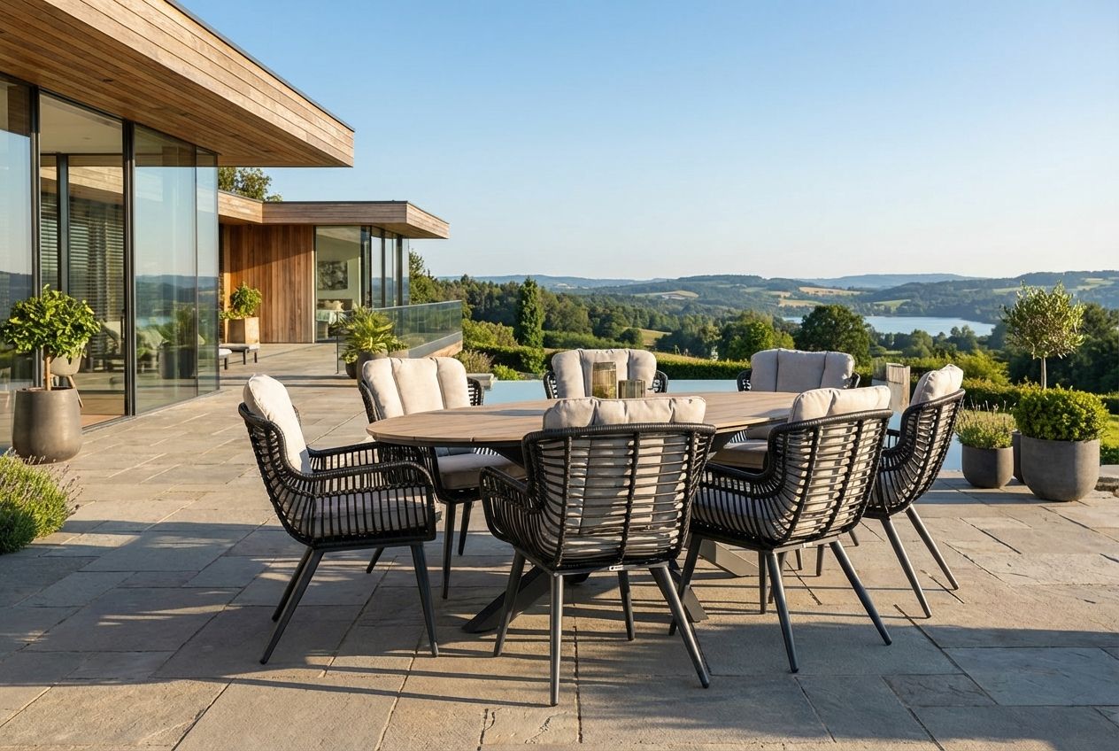 Coco&#x20;Azzano&#x2F;Matara&#x20;220&#x20;cm&#x20;dining&#x20;tuinset&#x20;7-delig