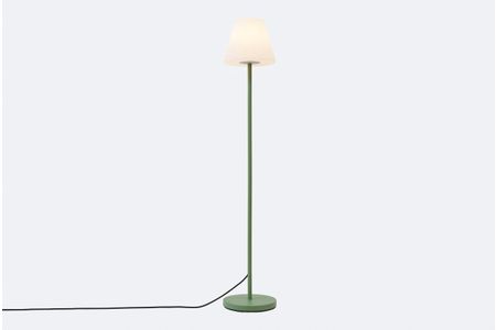 Buiten vloerlamp groen met witte kap IP65 - Virginia
