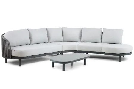 Santika Nanda hoek loungeset 4-delig