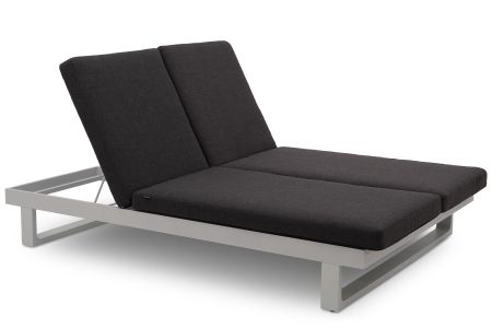 Lifestyle Massimo ligbed met kussen wit/carbon