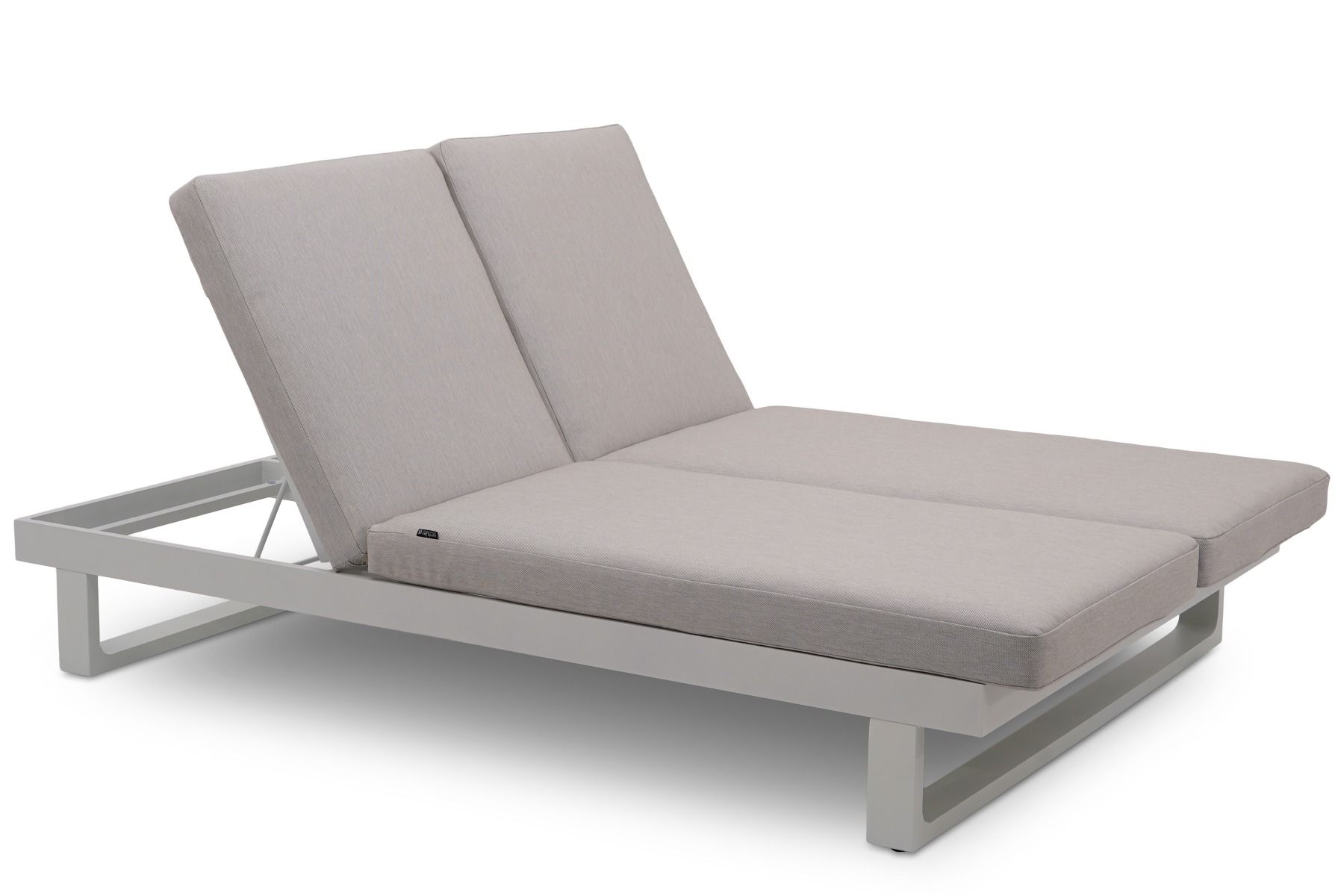 Lifestyle Massimo ligbed met kussen wit/soft grey