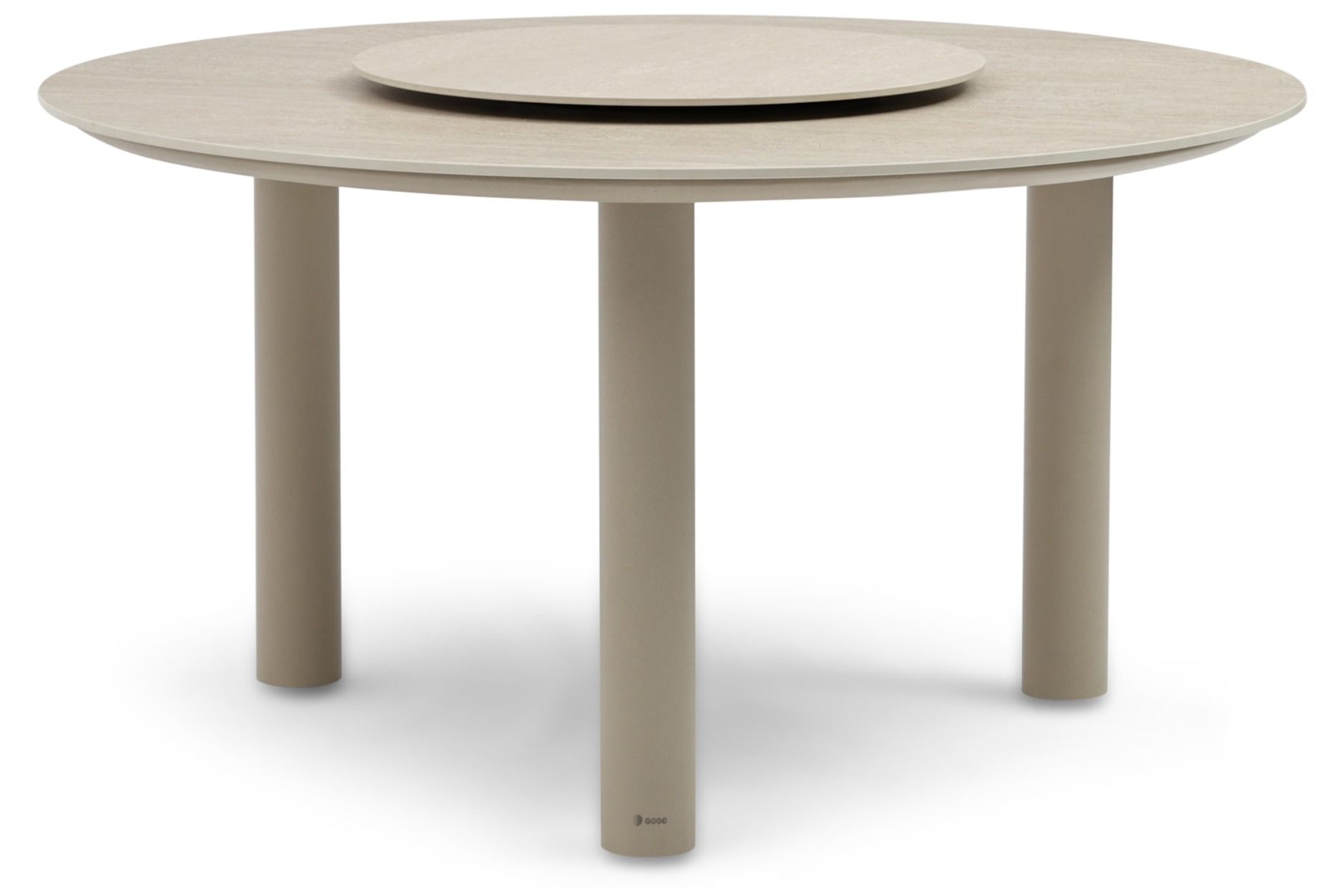Coco Trino dining tuintafel 140 cm met lazy susan