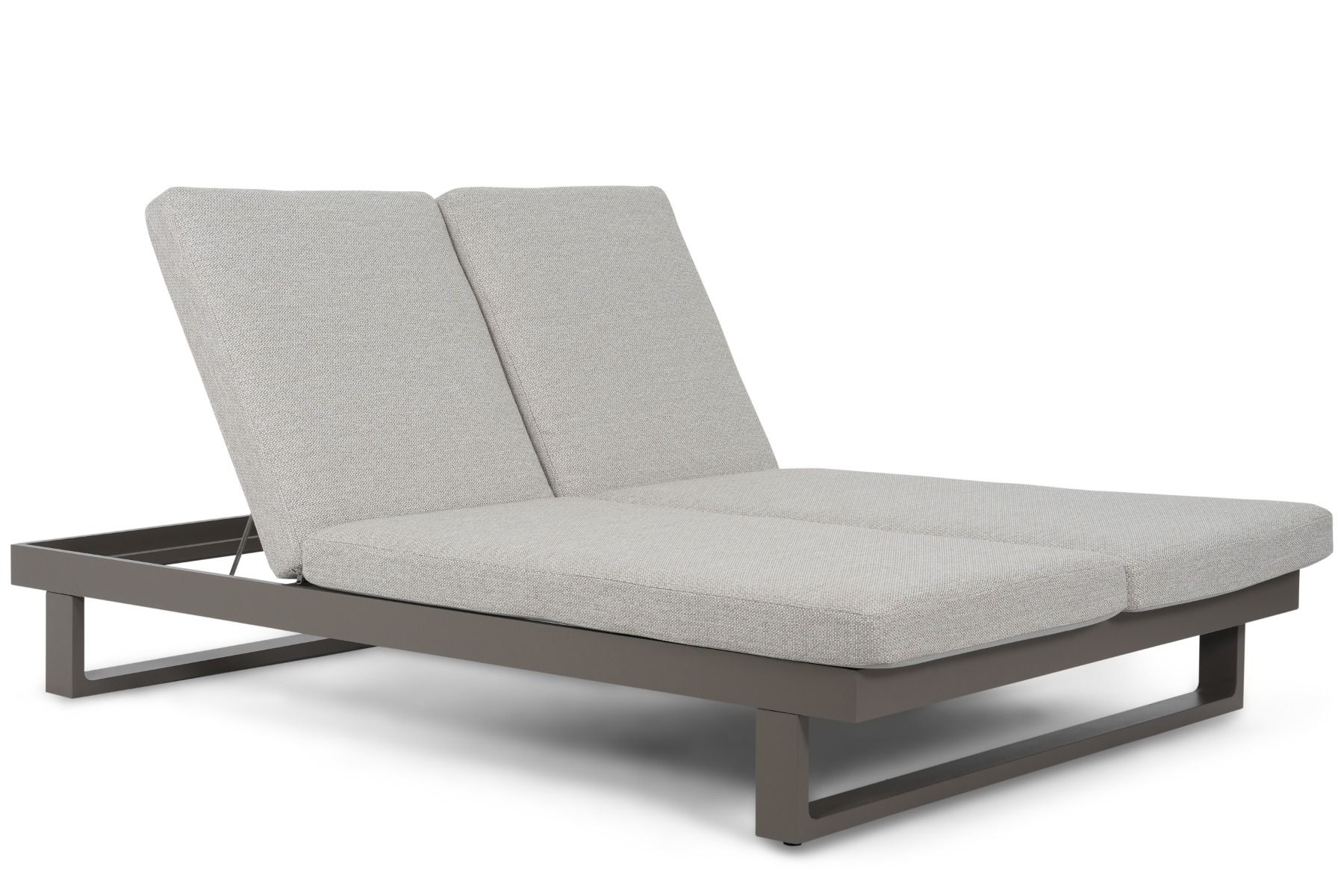 Lifestyle Massimo ligbed met kussen antraciet/sandy