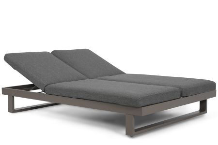 Lifestyle Massimo ligbed met kussen antraciet/dark grey