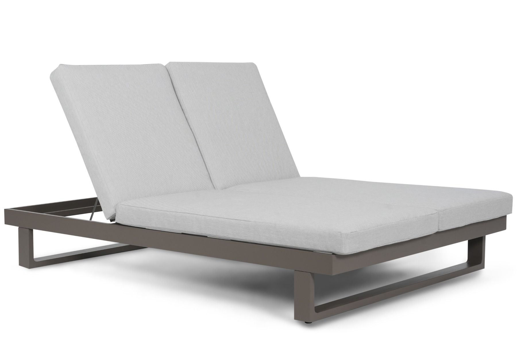 Lifestyle Massimo ligbed met kussen antraciet/soft grey