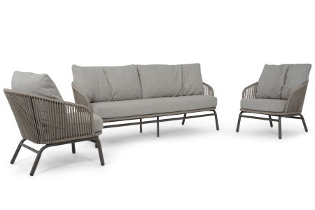 Livo stoel-bank loungeset 3-delig