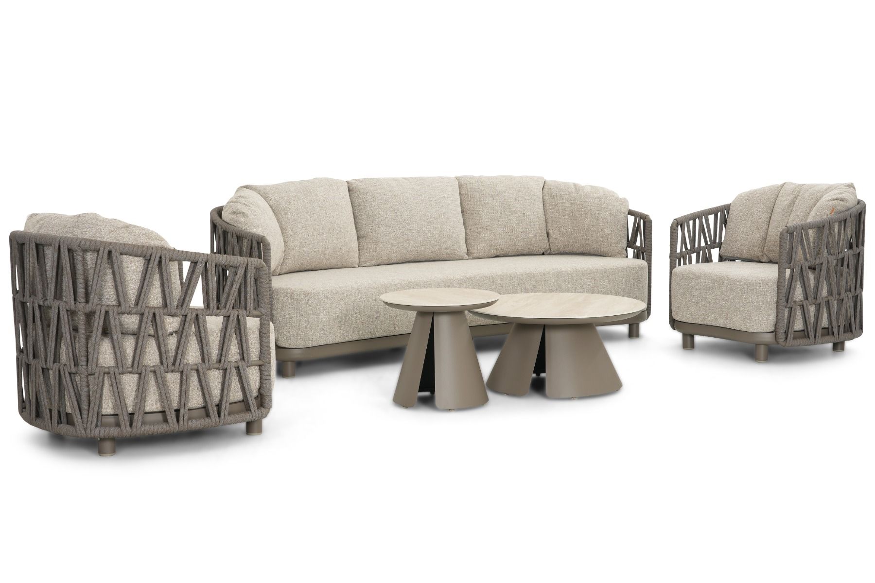 Santika Cayora stoel-bank loungeset 5-delig