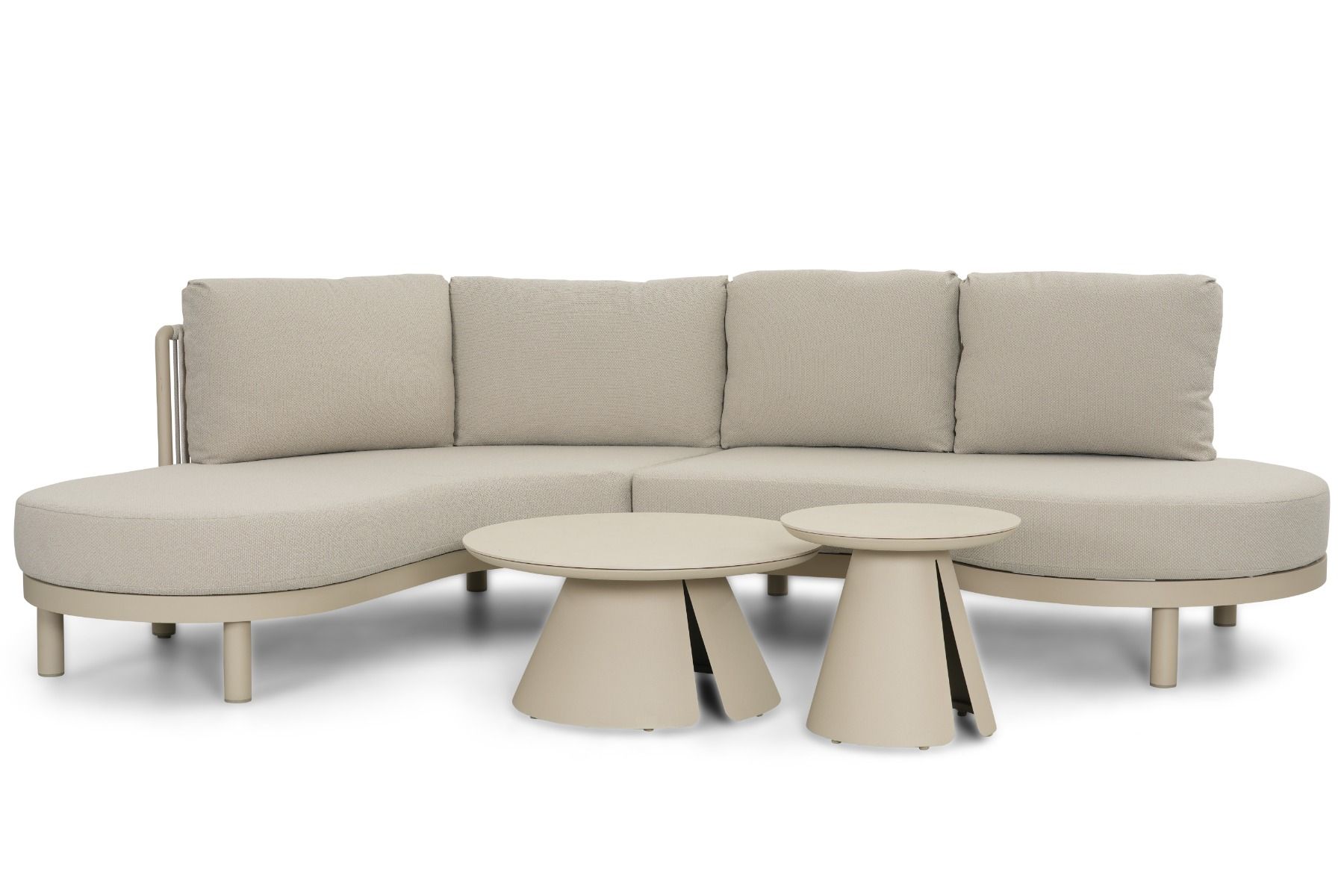 Santika Nanda/Cayora 50/80 cm organisch loungeset 4-delig