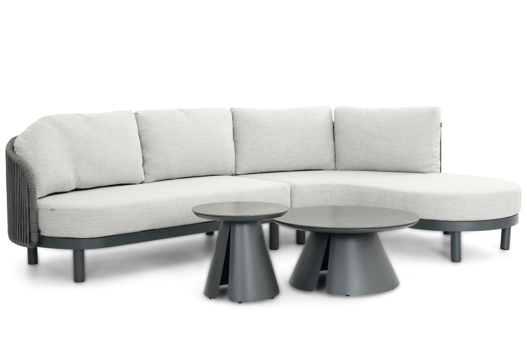 Santika Nanda/Cayora 50/80 cm hoek loungeset 4-delig