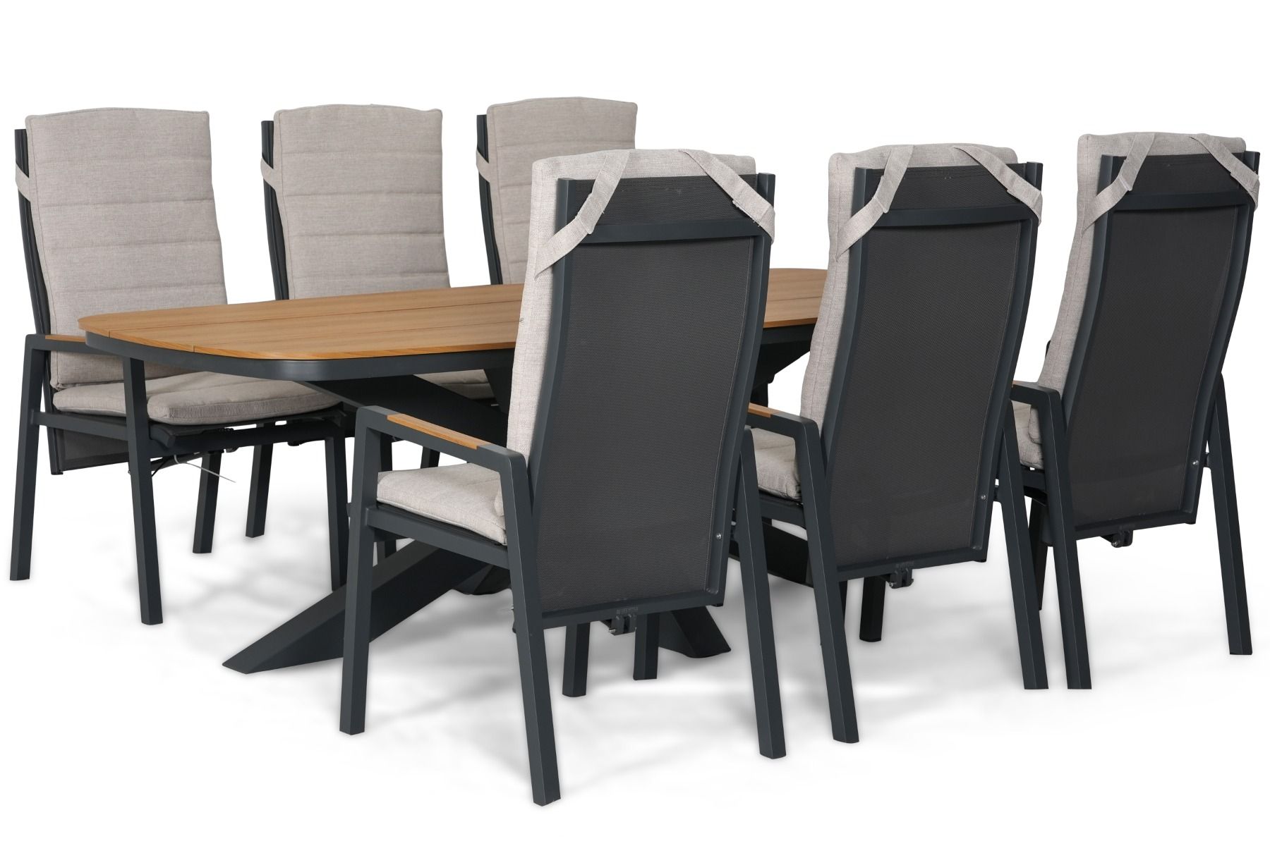Lifestyle Vivaro/Camila 220x100 cm dining tuinset 7-delig