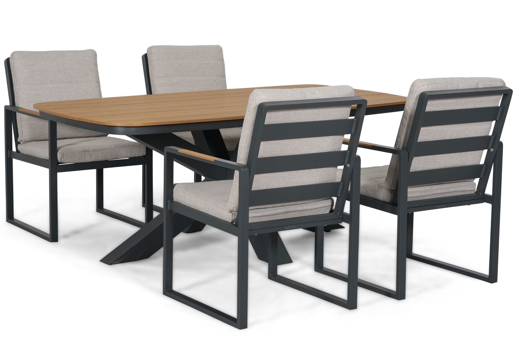 Lifestyle Alessio/Camila 180x100 cm dining tuinset 5-delig