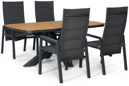 Lifestyle Essence/Camila 180x100 cm dining tuinset 5-delig