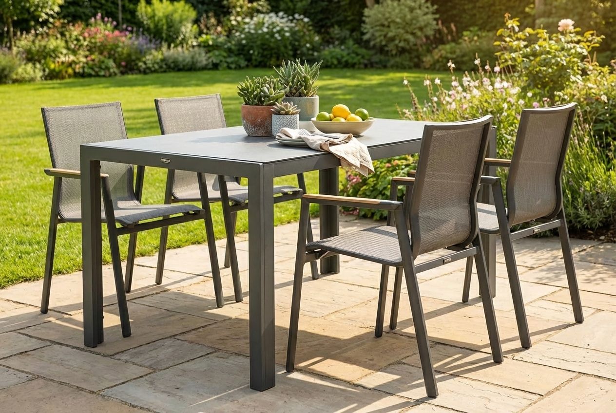 Lifestyle Fiora/Venustas 150 cm dining tuinset 5-delig