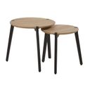 4 Seasons Outdoor Gabor coffee table teak 45 cm ø Alu legs (H 45 cm) thumbnail