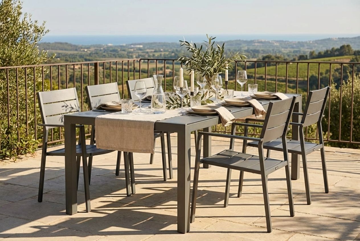 Lifestyle Stella/Venustas 210 cm dining tuinset 7-delig