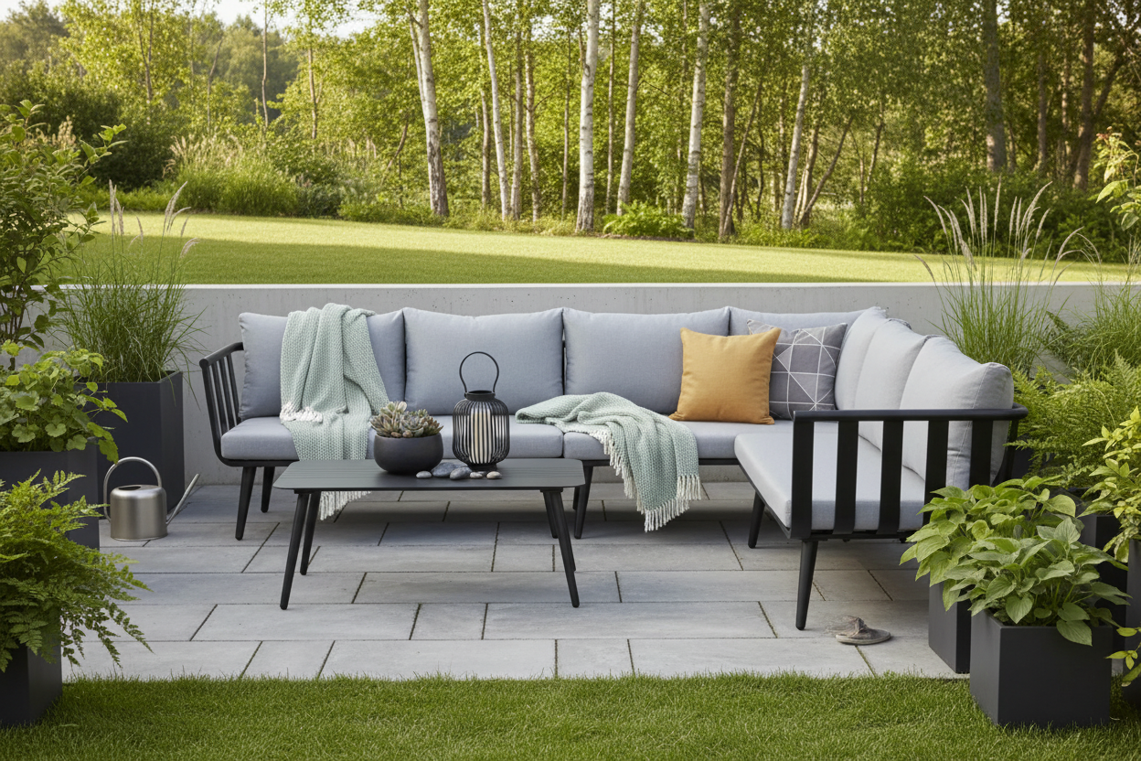 De Laan Paca hoek loungeset 4-delig links