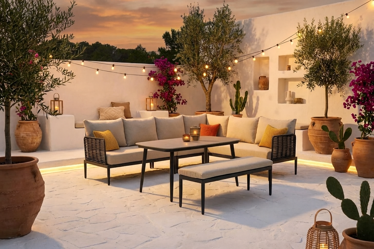 Coco Ibiza hoek loungeset 6-delig