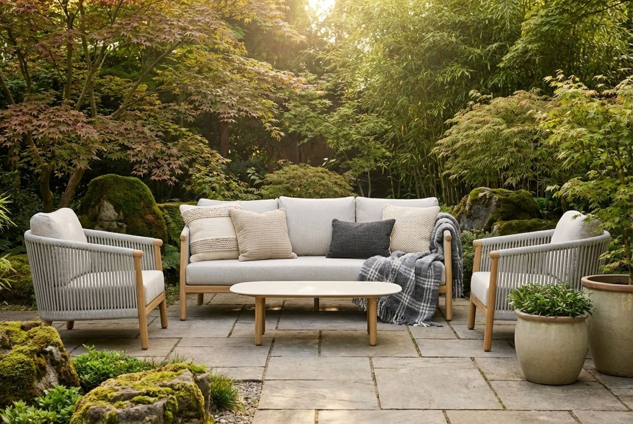 Lifestyle Bloom stoel-bank loungeset 4-delig