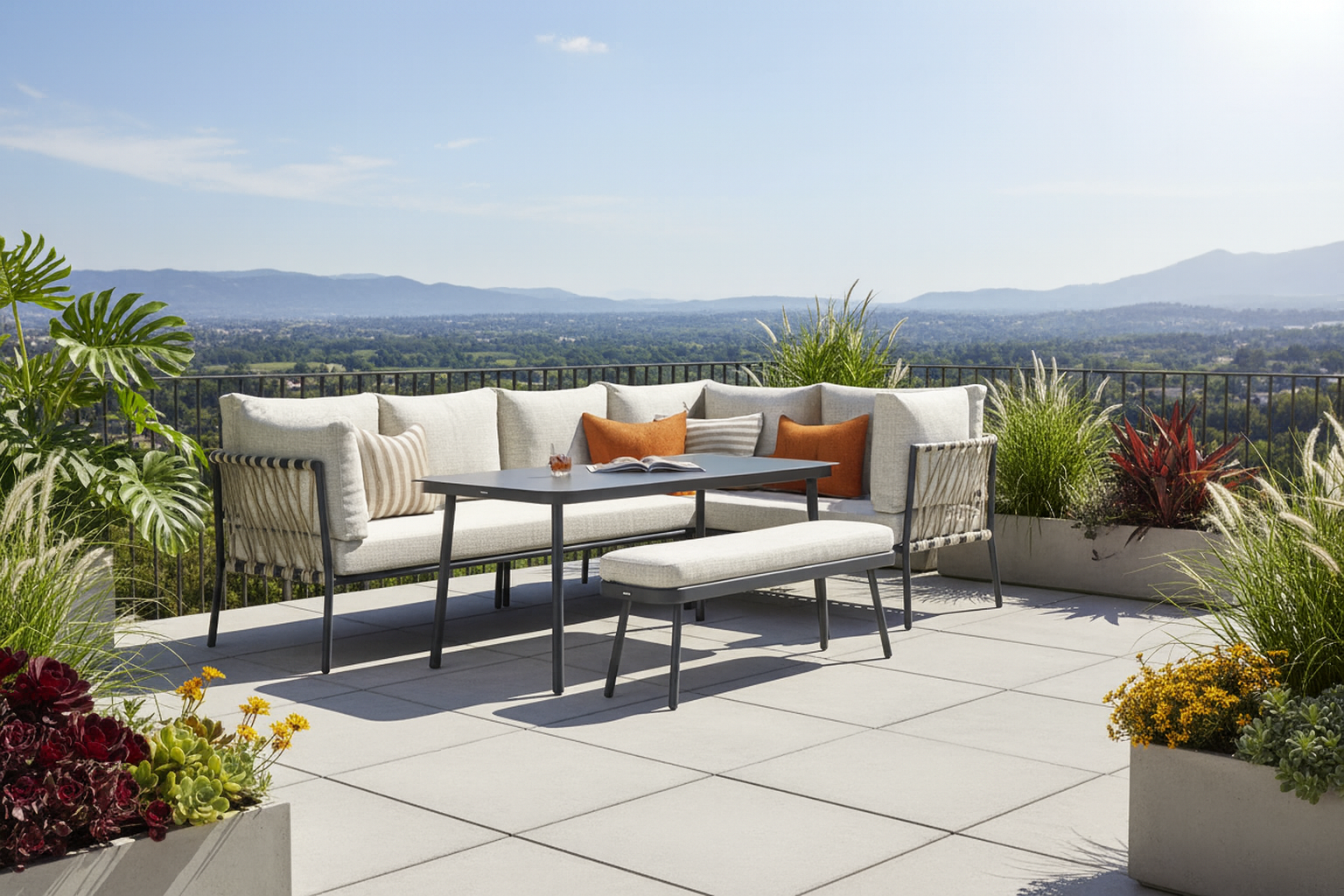 Lifestyle Boretti dining loungeset 4-delig