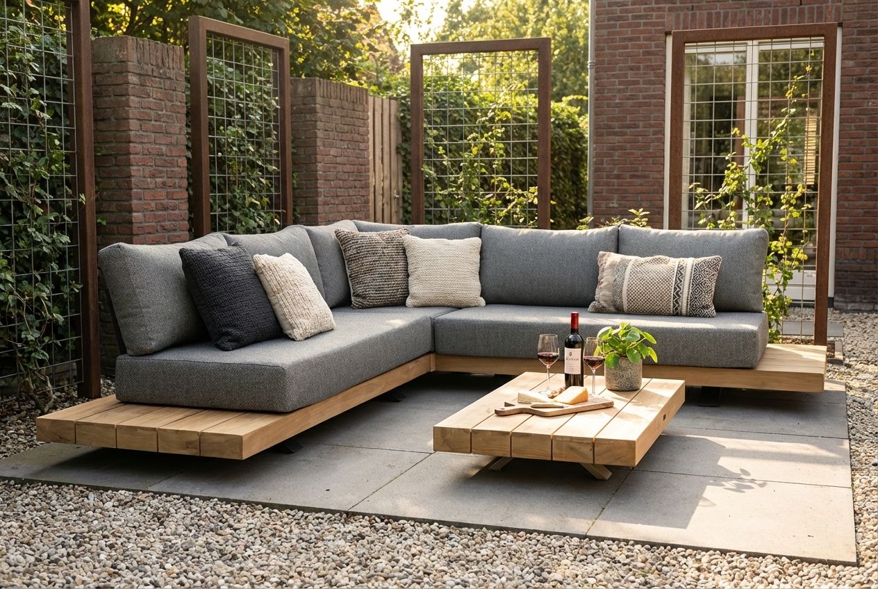 Santika Supralux hoek loungeset 4-delig