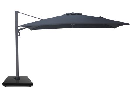 Camello Luna zweefparasol 3.5x2.6m Graphite (excl. voet)