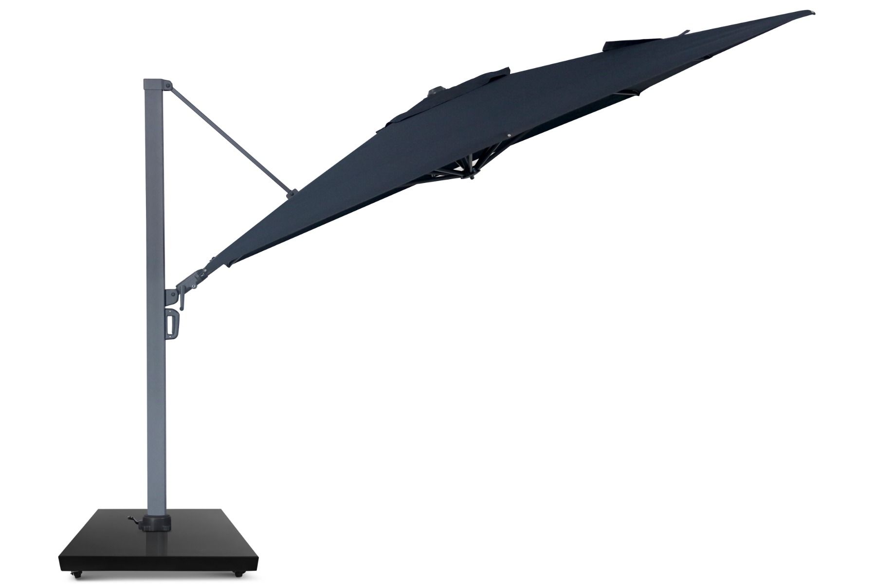 Camello Luna zweefparasol 3x3.5m S2 Excellent (incl. voet + hoes)