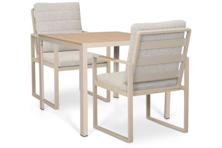 Lifestyle Alessio/Creta 90x90 cm dining tuinset 3-delig