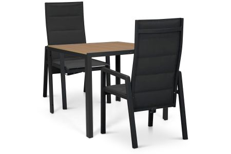 Lifestyle Essence/Creta 90x90 cm dining tuinset 3-delig