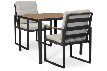 Lifestyle Alessio/Creta 90x90 cm dining tuinset 3-delig