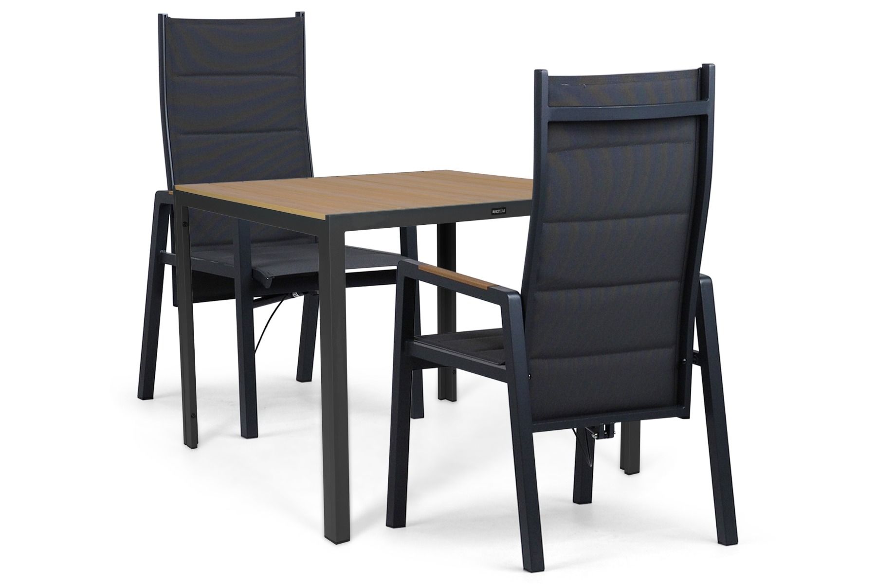 Lifestyle Essence/Creta 90x90 cm dining tuinset 3-delig
