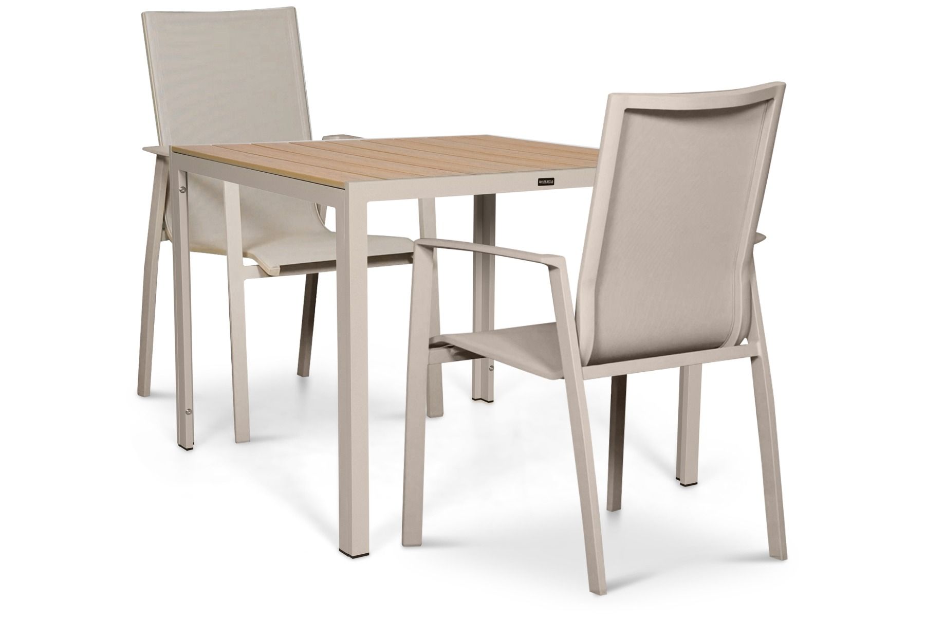 Lifestyle Ultimate/Creta 90x90 cm dining tuinset 3-delig