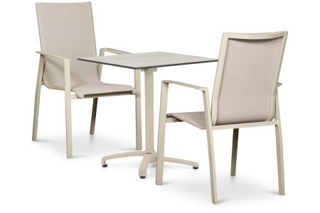 Lifestyle Ultimate/Marano 70x70 cm dining tuinset 3-delig