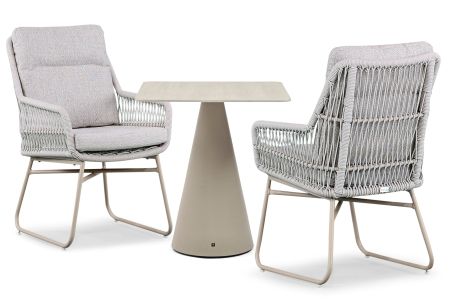 Lifestyle Vicente/Serino 70x70 cm dining tuinset 3-delig
