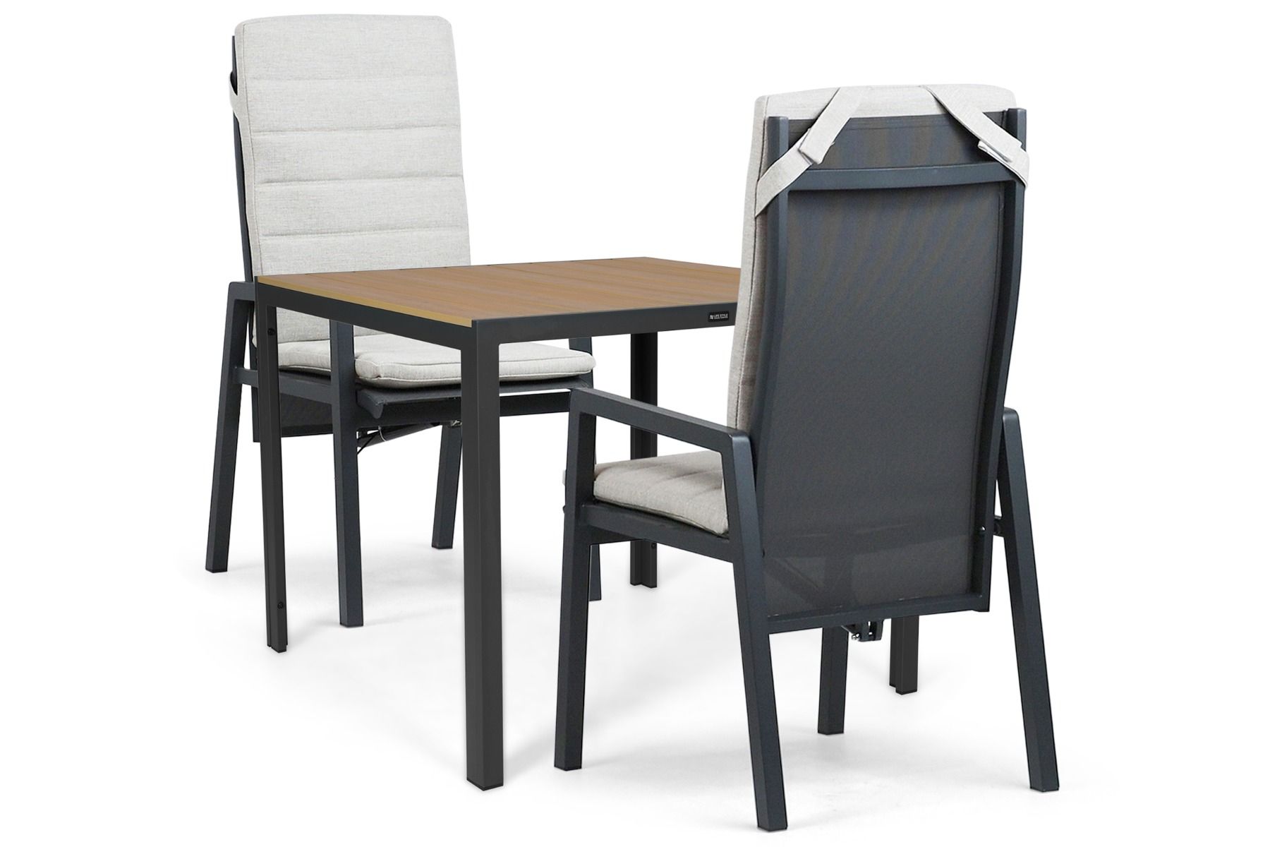 Lifestyle Vivaro/Creta 90x90 cm dining tuinset 3-delig