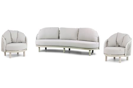 Santika Nanda stoel-bank loungeset 3-delig
