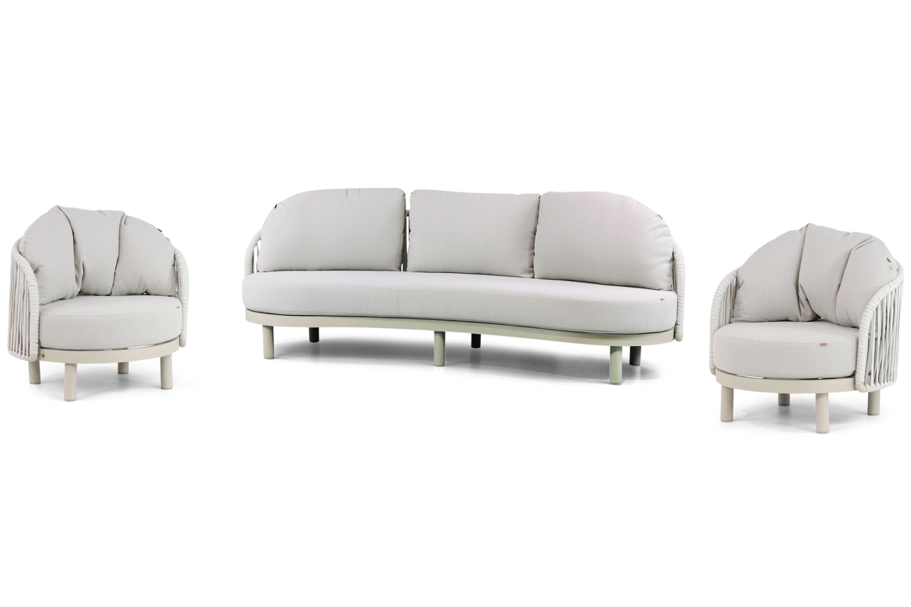Santika Nanda stoel-bank loungeset 3-delig