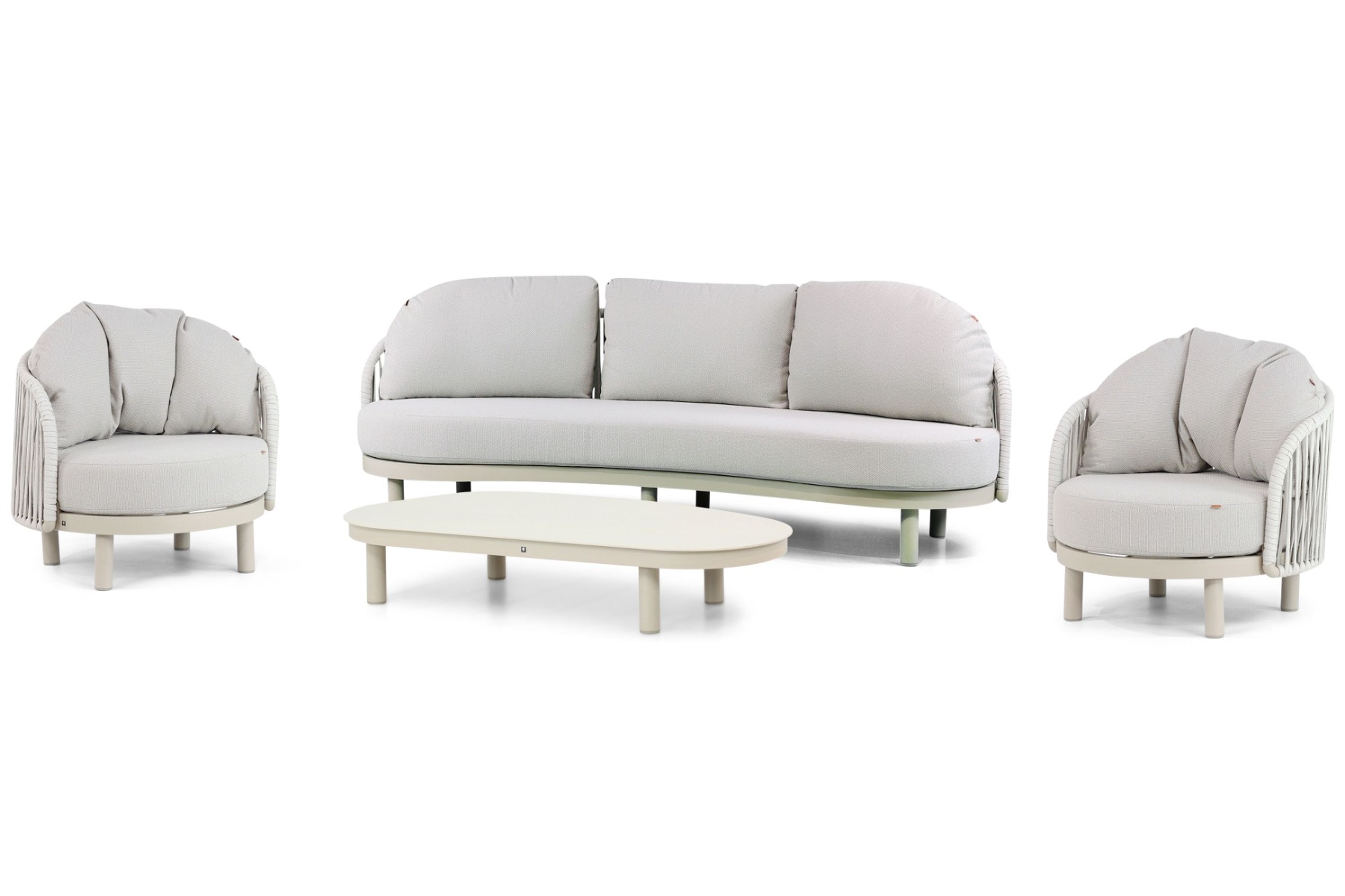 Santika Nanda stoel-bank loungeset 4-delig