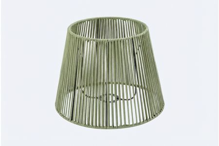 Buiten lampenkap met groen touw IP54 40/28/30 - Jayla