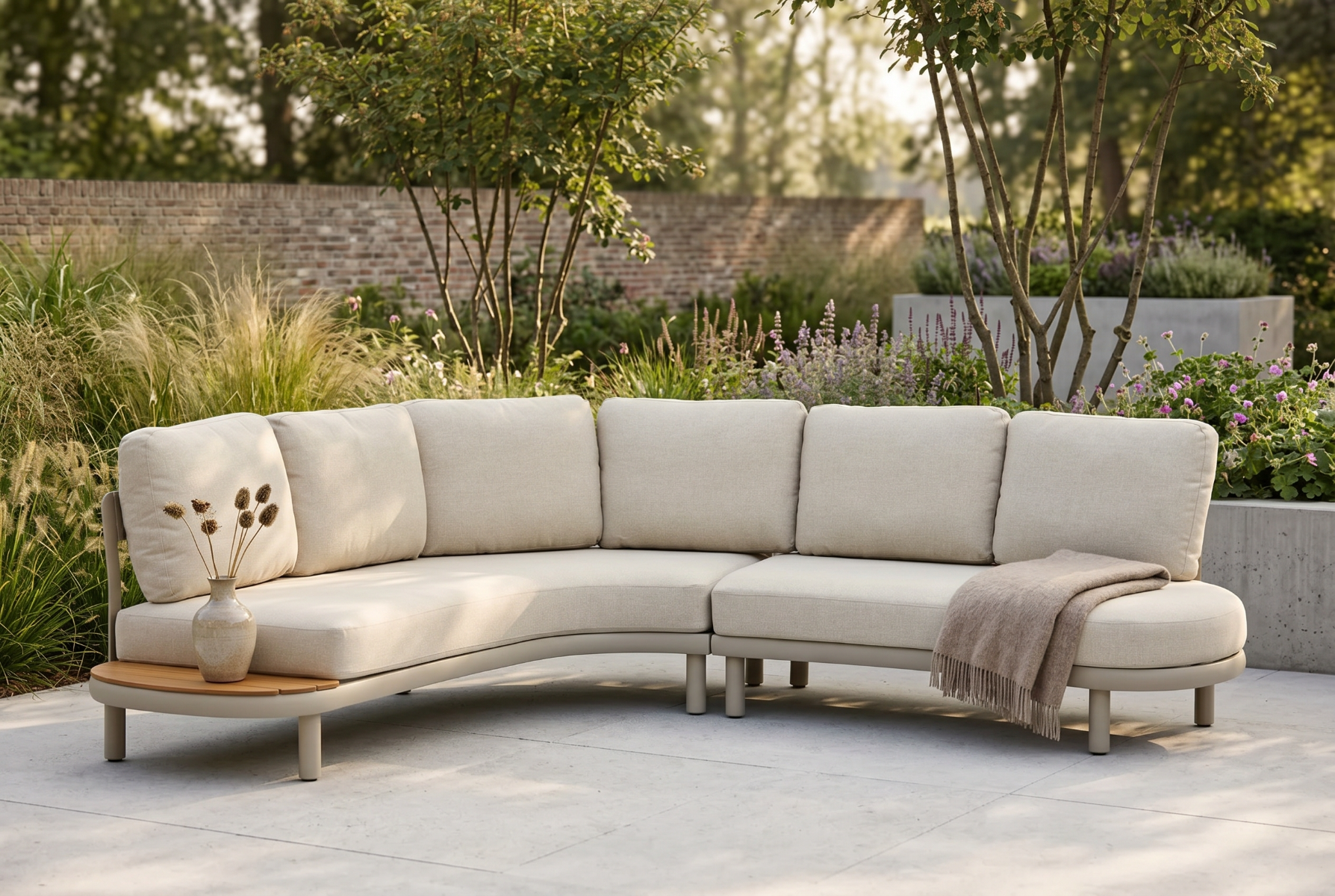 Coco Almara Eck-Loungeset organisch 2-teilig