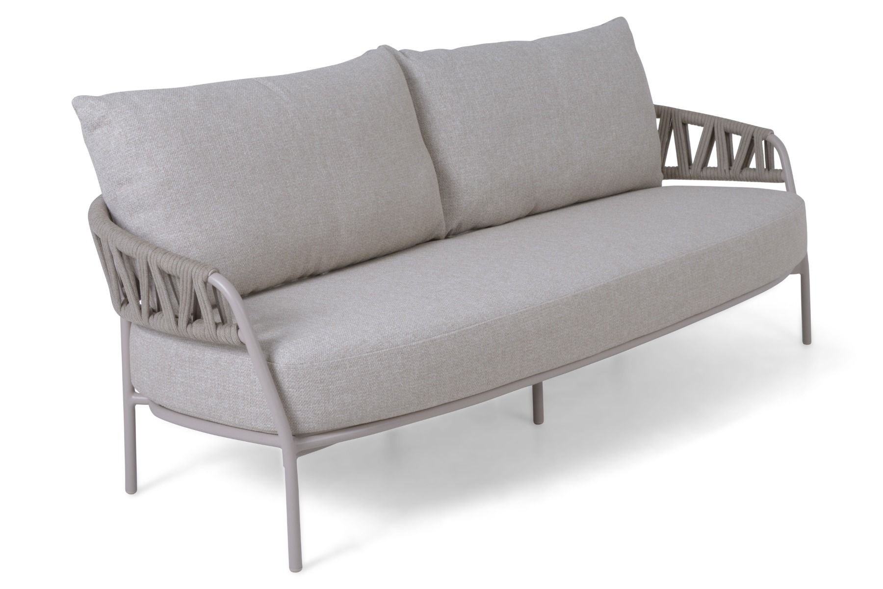 4 Seasons Calma 3-Sitzer Gartenbank loft mit 3 Kissen