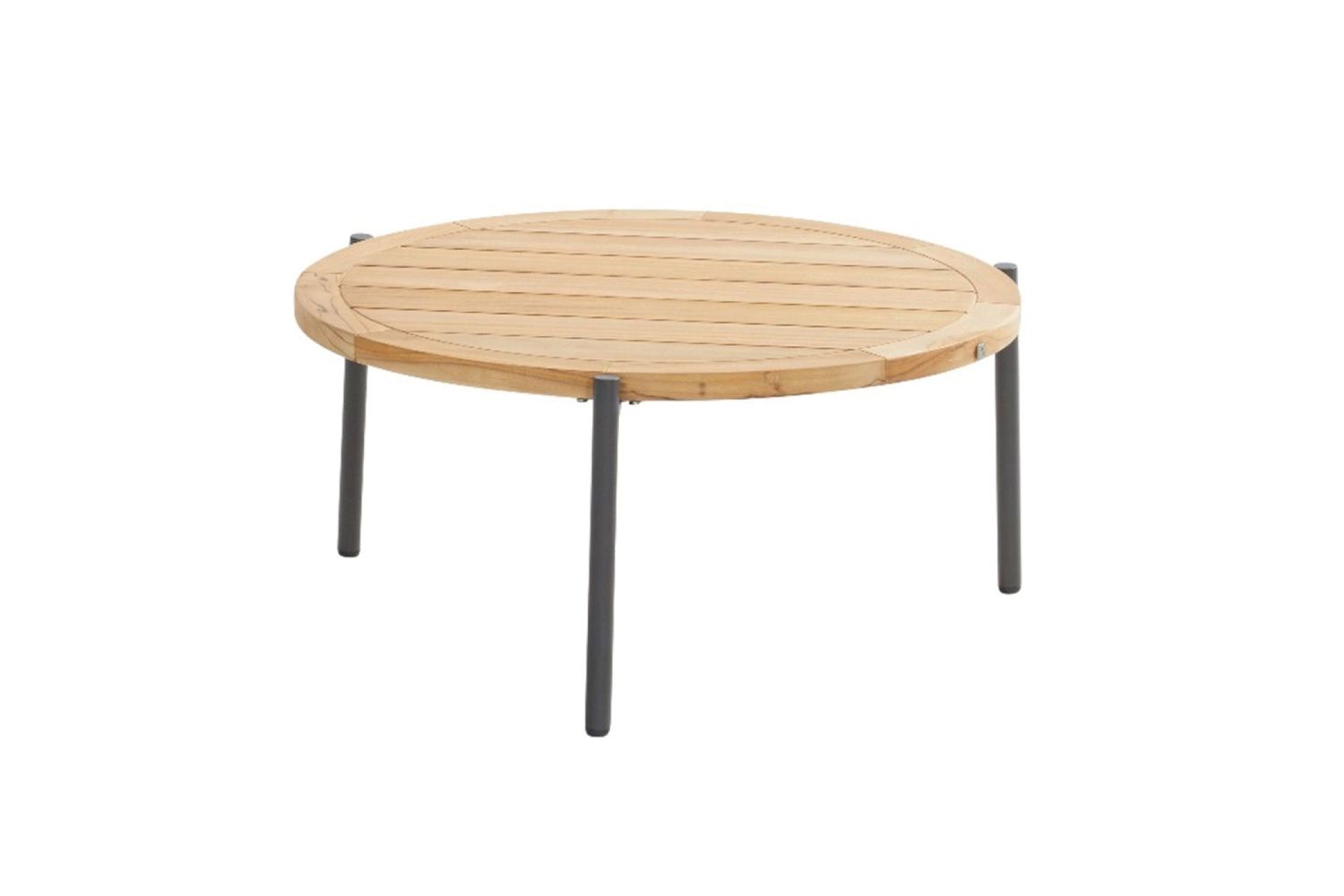 4 Seasons Yoga natural teak loungetafel rond 73 cm thumbnail